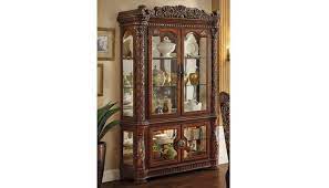 Clean the antique china cabinet. Vendome Victorian Style Curio Cabinet