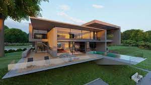 One, it ought to be beautiful and inviting; Moderne Luxusvilla Bauen In Skulpturaler Architektur Avantecture