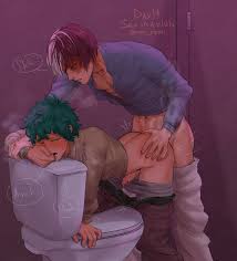 Rule34 - If it exists, there is porn of it  izuku midoriya, shouto todoroki   3928273