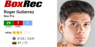 BoxRec: Roger Gutierrez