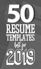 50 Free Cv Resume Templates Best For 2019 Design Graphic Design Junction