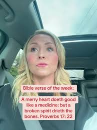 Bible verse of the week: A merry heart doeth good like a medicine: bu...