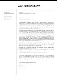 Many job candidates might find a cover letter difficult to write, but it's often the difference between being called for an interview or being overlooked in favor of another candidate. It Intern Cover Letter Example Kickresume