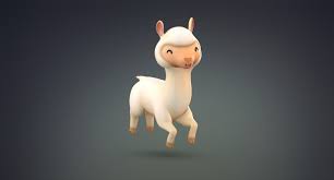 Cute Cartoon Alpaca 3d Cute Cartoon Alpaca Cartoon