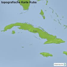 Kuba ist ein inselstaat in der karibik. Stepmap Topografische Karte Kuba Landkarte Fur Kuba