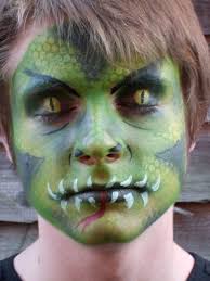 Monster face paint by Canisfollis