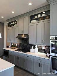 Kitchen backsplashes are often an afterthought, but they have the potential to bring a new life to your entire space. Remodelaholic 40 Beautiful Kitchens With Gray Kitchen Cabinets