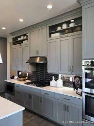 Enjoy having gray kitchen backsplash ideas in pictures. Remodelaholic 40 Beautiful Kitchens With Gray Kitchen Cabinets