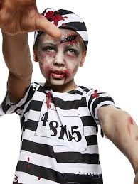 Zombie Convict Boy Child Costume Zombie Costume Kids Zombie Halloween Costumes Kids Costumes