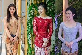 Harga mini dress lengan pendek brukat brokat wanita red imlek cny premium. 7 Model Kebaya Yang Cocok Untuk Tubuh Mungil Biar Tak Tenggelam Womantalk