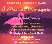 Rockford Concert Band 'A Musical Menagerie' outdoor concert
