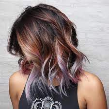 Hairstyles Capelli Medi Hairstyles Capelli Medi Hair Styles Hair Color Purple Curly Hair Styles