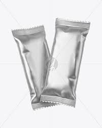 Download Two Metallic Snack Bars Mockup In Flow Pack Mockups On Yellow Images Object Mockups Yellowimages Mockups