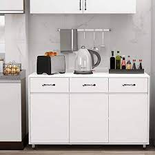 With the wide collection at target, you can pick furniture that is functional and also complements the existing decor. Rasoo Buffet Cabinet Kitchen Cabinet Storage Sideboard Cabinet Cupboard Sideboard Buffet Kitchen Room White 3 Doors And 3 Drawers Buy Online In Dominica At Dominica Desertcart Com Productid 192101331