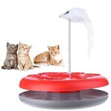 Cat Mouse Toy Crazy Amusement Disk Multifunctional Disk Play Activity Pet Funny Mouse Toys For Cats Review Pet Cat Toys Kitten Toys Cat Toys