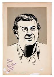 Shel Dorf Sketch by Dave Stevens 1974, in Todd Sheffer's My Original Art  Gallery Comic Art Gallery Room