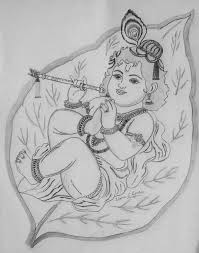 Jaishreekrish Drawing Artwork Krishna Drawing Art Drawings Sketches Simple