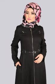 Ferace Kemer Detayli Ferace Pd7861 Siyah Moda Stilleri Siyah Kemer