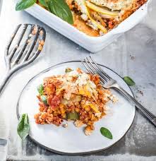 Einfache Low Carb Gemuselasagne Mit Zucchini Foodboom Rezept Rezepte Lasagne Low Carb Zucchini