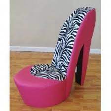 pink zebra stiletto shoe high heel chair animal print hothighheels high heel chair shoe chair high heel shoe chair