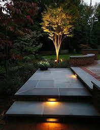 Bluestone And Brick Outdoor Landscape Lighting Diy Outdoor Lighting Backyard Lighting