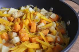 Poelee De Panais Carottes Jaunes Patates Douces Ww 7ppts Pour La Totalite A Diviser En Deux Ou Trois Parts Selon Votre Panais Carotte Jaune Poelee De Panais