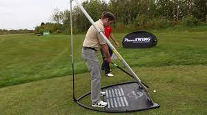 Golf ball striking secret · taught by adam bazalgette Swing Plane Setting With Planeswing Golf Training System Youtube