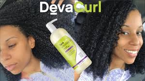 Devacurl Ultra Defining Gel On Kinky Curly Hair Youtube