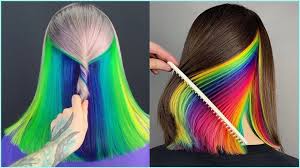 Jetzt mondo bei porta entdecken. Rainbow Hair Colours Transformations Amazing Hairstyles Transformations Beautyplus Video Dailymotion