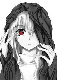 Black And White Anime Characters Manga Girl Anime Drawings