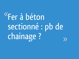 Pour une pose efficace, retrouvez aussi nos colles et joints. Fer A Beton Sectionne Pb De Chainage 12 Messages