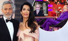 George clooney and his wife amal are expecting a baby according to recent reports. George Clooney Reveals His Brilliant Twins Ella And Alexander 3 Already Speak Fluent Italian Daily Mail Online