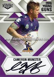 Former united states ambassador to pakistan cameron munter is the former chief executive officer and president of the eastwest institute (ewi). 2016 Nrl Young Gun Signature Card No Yg 7 Cameron Munster 25817