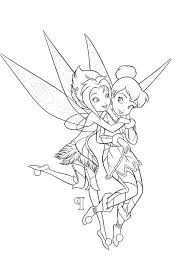 Periwinkle With Tinkerbel The Fairy Coloring Pages Tinkerbell Coloring Pages Fairy Coloring Disney Coloring Pages