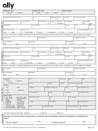 Ally bank is changing how millennials use banks! Ally Credit Application Fill Out And Sign Printable Pdf Template Signnow