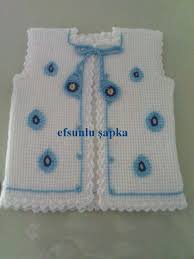 Nazar Boncuklu Tunus Isi Yelek Baby Knitting Patterns Orgu Tig Isleri