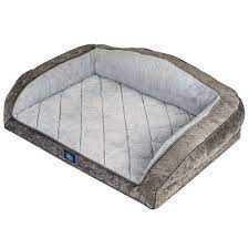 Serta crate mat for dogs. Serta 40 X28 X10 Perfect Sleeper Camel Back Couch Pet Bed Gray Check Back Soon Blinq