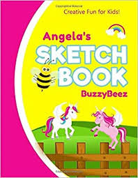 Angela Unicorn Large Blank Primary Sketchbook Paper Pink Yellow Magical Horse Personalized Letter A Initial Custom First Name Cover Drawing Design Imagine Art Create Learn To Draw 786 x 338 png 32kb. amazon com