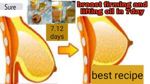 How To Make Breast Firming Lifting Oil Results 7 Days Diy Natural Breast Tissue Repair Oil Youtube