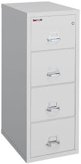 4 Drawer Fireproof Legal 25 File By Fireking Filing Cabinet Office File Cabinets Fireproof Insulation