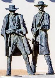 Wyatt Earp Doc Holliday Statue At Train Station In Tucson Az Statue Train Depot Doc Holliday