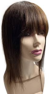 Human Hair Toupee For Women Clip In Toppers With Air Bangs Hair 10 inch 14  inch Straight Wiglets Hairpieces for Mild Hair Loss Volume Cover Grey Hair  (14 inch, Dark Brown) : Amazon.in: Beauty