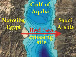 There Is Physical Evidence That The Actual Crossing Point Was In The Gulf Of Aqaba And The Jews Went Southwest To Bible Evidence Bible Knowledge Bible History