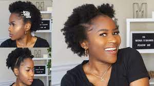 This is a stunning hair idea and it has been. 4 Super Quick On The Go Hairstyles Without Using Gel On Short 4c Natural Hair Mona B Youtube