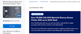 Apply for the marriott bonvoy business american express card and enjoy complementary silver bonvoy elite status and 6x points for every dollar spent at marriott bonvoy hotels. Expired Marriott Bonvoy American Express Business 100 000 Points 150 Statement Credit Last Day Doctor Of Credit