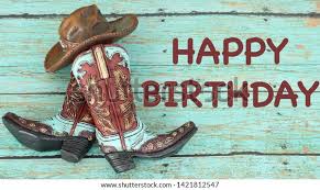 Happy Birthday Western Photos and Images | Shutterstock
