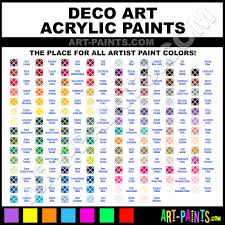 deco art paint colors