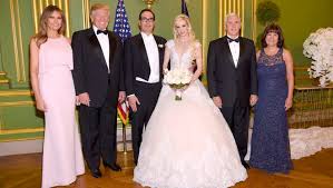 Theirs was an extravagant event! First Lady Fashion Melania Trump Wears Pink To Washington Wedding