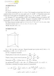 Simularea probelor scrise la examenul naţional de evaluare naţională a început, luni, cu proba la română. Rezolvari Subiecte Simulare Evaluare Nationala 2018 Matematica