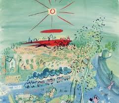 Le Train Bleu By Raouldufy Raoul Dufy Train Artwork Canvas Art Prints